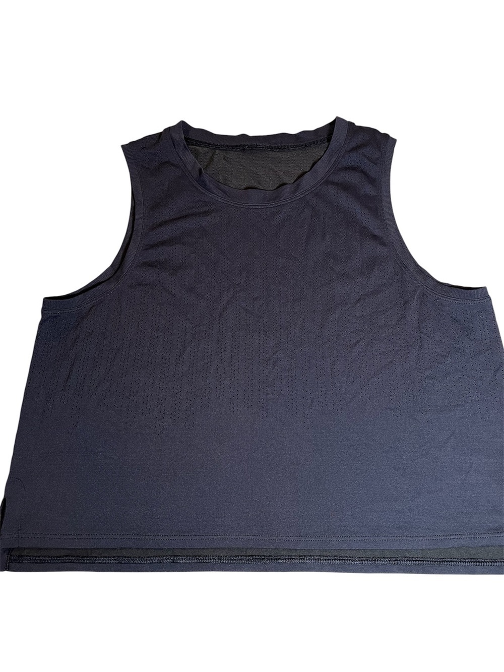 Lululemon Breeze black Lightweight Mesh Tank. Sz 10. Athletic